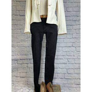 James Jeans Dietrich Jeggings Thigh High Skinny Jeans Black Twiggy Womens 27